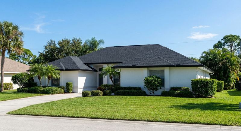 Finished GAF architectural shingle roof in Gainesville FL after Trini Homes work